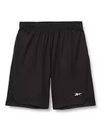 Spodenki damskie - Reebok Męskie szorty z dzianiny, czarne, XS, Nocna czerń, XS - miniaturka - grafika 1