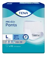 Pieluchy dla dorosłych - SCA Tena ESSITY POLAND SP Z O.O Proskin Pants Plus L pieluchomajtki 10 sztuk - miniaturka - grafika 1