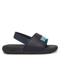 Buty dla chłopców - Sandały Puma Cool Cat 2.0 Backstrap AC Inf 390902 08 Granatowy - miniaturka - grafika 1