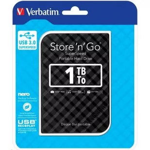 Verbatim Store n Go 1TB czarny (53194) - Dyski HDD - miniaturka - grafika 3