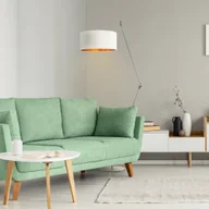 Lampy stojące - Klasyczna lampa podłogowa z regulacją klosza BARI GOLD - miniaturka - grafika 1