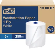 Ręczniki papierowe - Tork Tork - Czyściwo papierowe z celulozy, 1-warstwa, 250 m, W6 - 6 rolek - miniaturka - grafika 1