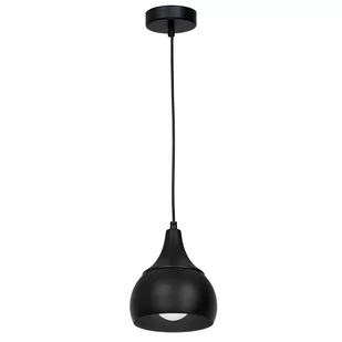Luminex Aktan 3374 lampa wisząca zwis 1x60w E27 czarny - Lampy sufitowe - miniaturka - grafika 1