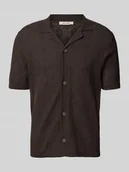 Koszule męskie - Koszula casualowa o kroju regular fit z kołnierzykiem typu resort model ‘KEN LIFE’ - miniaturka - grafika 1