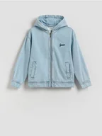 Bluzki dla chłopców - Reserved - Jeansowa koszula - niebieski - miniaturka - grafika 1