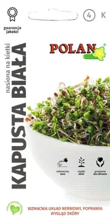 Nasiona na kiełki Kapusta biała 8 g POLAN - Nasiona i cebule - miniaturka - grafika 1