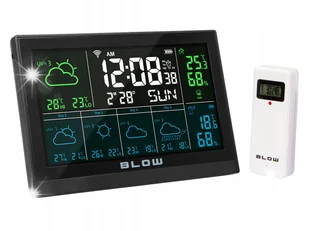 STACJA POGODOWA POGODY TERMOMETR HIGROMETR BEZPRZEWODOWA ZEGAR WIFI TUYA - Stacje pogodowe STACJA POGODOWA POGODY TERMOMETR HIGROMETR BEZPRZEWODOWA ZEGAR WIFI TUYA - Stacje pogodowe - miniaturka - grafika 1