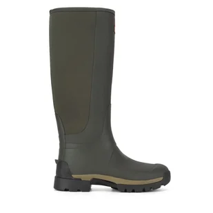 Kalosze Hunter MFT9079NRE-DOV-M Khaki - Botki męskie - miniaturka - grafika 1