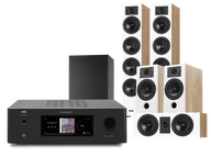 Kino domowe - NAD T 778 (czarny) + Diva 6 + 3 + 7 (dąb) + BASSO 880 (czarny) - miniaturka - grafika 1