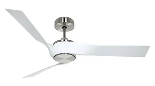 Energooszczędny wentylator sufitowy z pilotem Eco Revolution szczotkowany chrom / biały - Wentylatory sufitowe - miniaturka - grafika 1