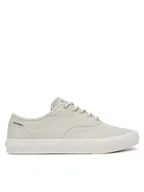 Trampki męskie - Tommy Hilfiger Tenisówki Th Hi Vulc Low Oxford Twill FM0FM05400 Biały - miniaturka - grafika 1