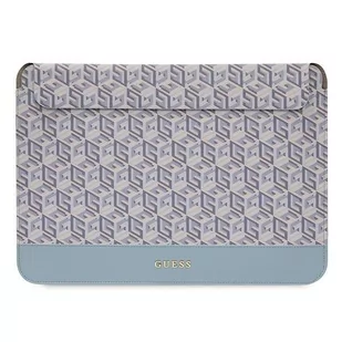 Etui Guess Sleeve GUCS16HGCFSEB laptopy do 16 cali GCube Stripes niebieski/blue - Etui i futerały do telefonów - miniaturka - grafika 1