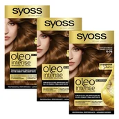 Farby do włosów i szampony koloryzujące - Farba złocista miedź bez amoniaku do włosów Syoss 3x - miniaturka - grafika 1