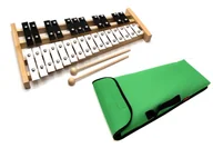 Akcesoria do perkusji - Dzwonki Chromatyczne Cymbałki + Pokrowiec zielony - miniaturka - grafika 1