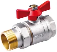 Zawory i kraniki - Perfexim Zawór kulowy wodny WZ DN32 ze śrubunkiem motylek wzmocniony PHA-005/SM G1 1/4 WZ PN30 DN32 00-005-0320-000 - miniaturka - grafika 1