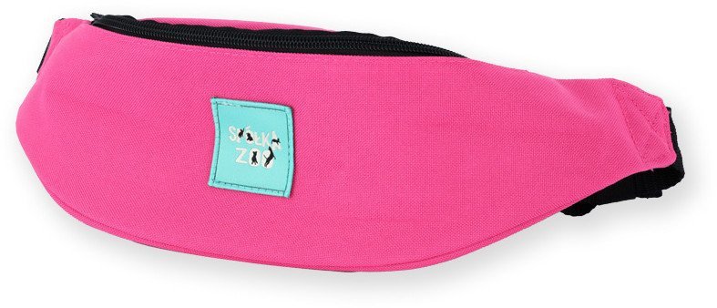 Spółka Zoo Design Pojemna materiałowa torba saszetka nerka Kolor różowy