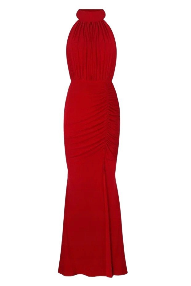 WHENEVER COMPANY CZERWONA SUKIENKA HALTER 38 5FA