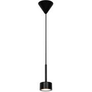 Lampy sufitowe - Nordlux Clyde lampa wisząca 1x5W LED czarna 2213543003 - miniaturka - grafika 1