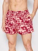 Kąpielówki męskie - Adidas Szorty kąpielowe Graphic Różowy Regular Fit - miniaturka - grafika 1