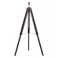 Lampy stojące - DREWNIANE Nogi LAMPA Podłogowa TROJNÓG Czarna - miniaturka - grafika 1