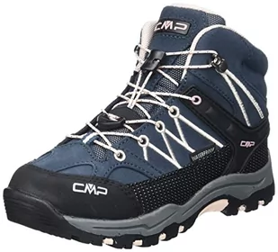 CMP Unisex dziecięce buty trekkingowe Rigel Mid Trekking Shoe Wp, Asphalt Rose, 36 EU - Buty dla dziewczynek - miniaturka - grafika 1
