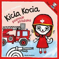 Literatura popularno naukowa dla młodzieży - Kicia Kocia poznaje strażaka - Anita Głowińska - książka - miniaturka - grafika 1