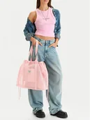 Torebki damskie - Guess Jeans Torebka WBEO-GUESS-M-003-09 Różowy - miniaturka - grafika 1