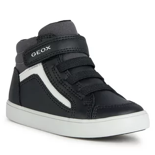 Buty dla chłopców - Sneakersy Geox B Gisli Boy B361NF 05410 C0005 M Black/Dk Grey - grafika 1