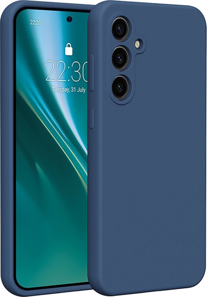 Etteri Nakładka Etteri Silicone Case do Samsung Galaxy S23 FE ciemnoniebieska