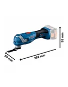 Narzędzia wielofunkcyjne - BOSCH Multi-Cutter GOP 18V-34 Professional - miniaturka - grafika 1