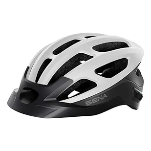 Kask rowerowy Sena R1 EVO połączony, matowy biały, M - Akcesoria motocyklowe - miniaturka - grafika 1