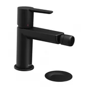 Baterie bidetowe - RAVAK X070189 PU 055.20 bateria czarna bidetowa PURI stojąca - miniaturka - grafika 1