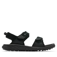 Sandały męskie - Sandały Columbia Konos Hiker 2-Strap 2121561 Czarny - miniaturka - grafika 1