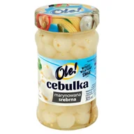 Warzywa w marynacie - Ole! Cebulka marynowana srebrna 280 g - miniaturka - grafika 1