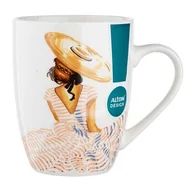 Kubki - Kubek baryłka 300 ml pomarańczowa sukienka - miniaturka - grafika 1