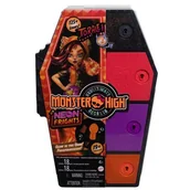 Lalki dla dziewczynek - MONSTER HIGH STRASZYSEKRETY TORALEI STRIPE NEONOWA LALKA + 19 NIESPODZIANEK - miniaturka - grafika 1