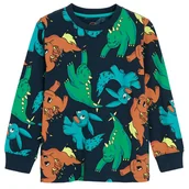 Bluzki dla chłopców - Cool Club, Bluzka chłopięca z długim rękawem, granatowa - miniaturka - grafika 1