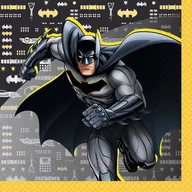 Dekoracje i nakrycia stołu na imprezę - Serwetki Batman 33cm 16szt - miniaturka - grafika 1