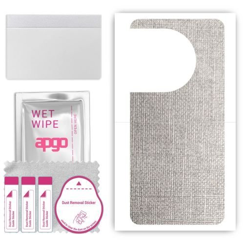 folia naklejka skórka strukturalna na TYŁ do OnePlus Ace 3 - Tkanina Denim Szary - apgo SKINS