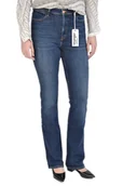 Spodnie damskie - WRANGLER AVERY AUTHENTIC BLUE DZWONY DAMSKIE - miniaturka - grafika 1