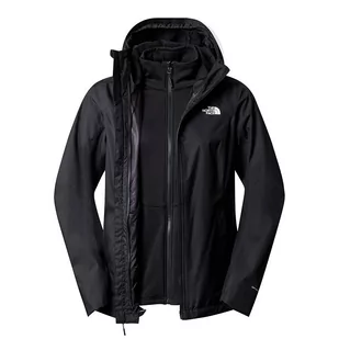Kurtka The North Face Quest Zip-In Triclimate 0A3Y1IJK31 - czarna - Kurtki i kamizelki sportowe damskie - miniaturka - grafika 1