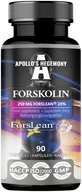Suplementy naturalne - APOLLO'S HEGEMONY FORSKOLINA POKRZYWA INDYJSKA 90 KAPSUŁEK - miniaturka - grafika 1