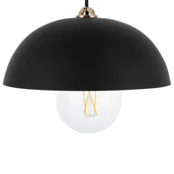 Lampy sufitowe - Beliani Lampa wisząca czarna TORDERA - miniaturka - grafika 1
