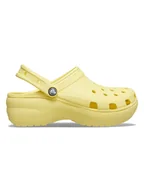 Klapki i japonki damskie - Crocs Chodaki "Classic" w kolorze żółtym - miniaturka - grafika 1