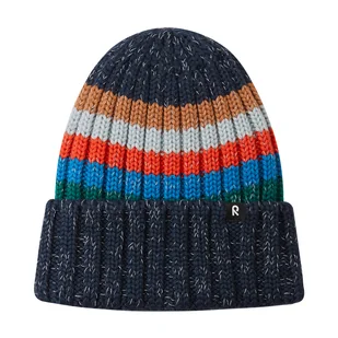Dziecięca czapka z merino Reima Vilke navy - 54 - Czapki dla dzieci - miniaturka - grafika 1