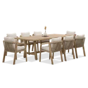 Meble ogrodowe - Zestaw jadalniany MARIGOLD 8+1 Dining - Furrore - miniaturka - grafika 1