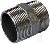 Łączniki, trójniki, kształtki - Łącznik Nypel 3/4" Dn20, Stal Nierdzewna - miniaturka - grafika 1
