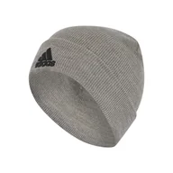 Czapki damskie - Czapka zimowa ADIDAS LOGO BEANIE CUF IY7665 – Szary - miniaturka - grafika 1