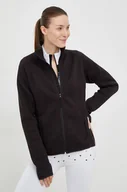 Bluzy damskie - Helly Hansen bluza sportowa Varde damska kolor czarny gładka - miniaturka - grafika 1