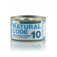 Mokra karma dla kotów - Natural Code 10 Tuńczyk I Młode Ryby - Mokra Karma Dla Kota - Puszka 85G - miniaturka - grafika 1